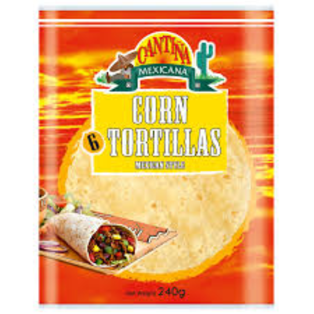 CANTINA MEX 6 CORN TORTILLAS 240G